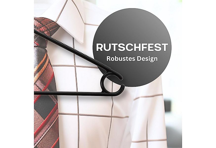 Centi Mehrfach-Kleiderbügel Schwarze Kleiderbügel drehbarer Haken Set, plat günstig online kaufen