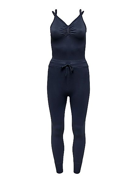 ONLY Einfarbiger Sport- Jumpsuit Damen Blau günstig online kaufen