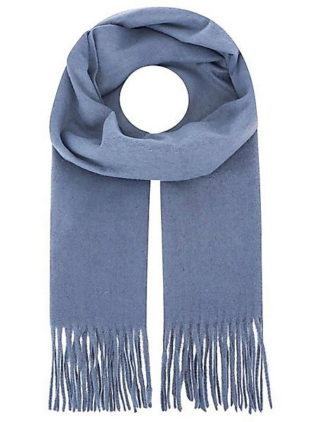 Zwillingsherz Schal "Wollmix Uni", mit Fransenabschluss günstig online kaufen