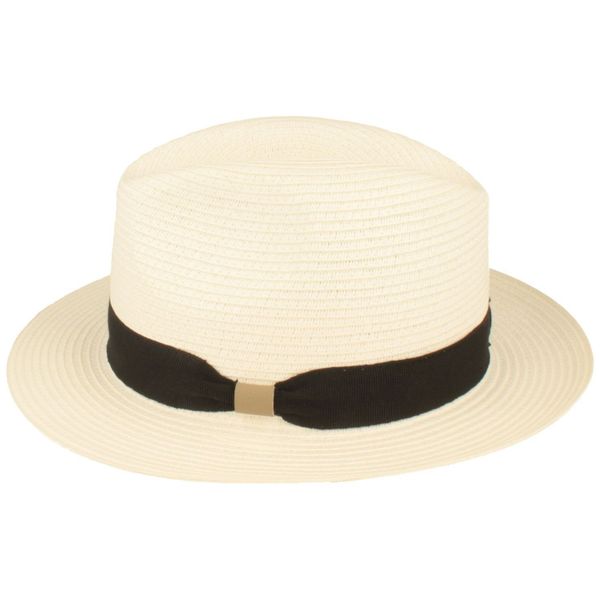 Breiter Strohhut Bogart Kofferhut mit UV günstig online kaufen