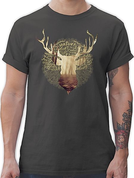 Shirtracer T-Shirt Hirsch Jäger Mode für günstig online kaufen