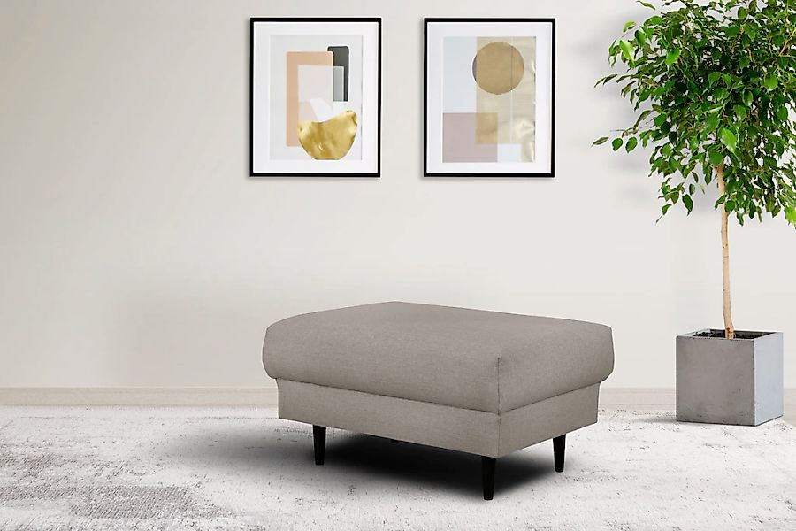 Home affaire Polsterhocker "VEYRAS Sitzhocker, Maße B/T/H: 90/65/46 cm", mi günstig online kaufen