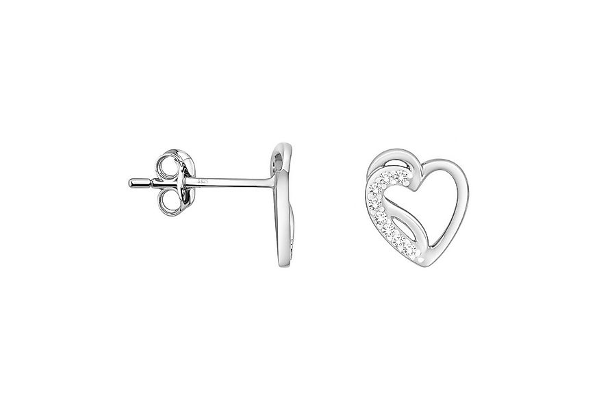 Sofia Milani Paar Ohrstecker Herz, 925 Silber Damen Schmuck - E1351 günstig online kaufen