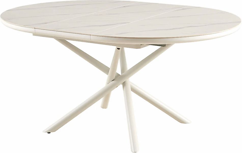 SalesFever Esstisch "Stuttgart Esstisch für stilvolles Speisen" rund, Keram günstig online kaufen