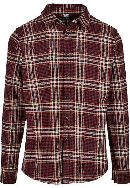 URBAN CLASSICS Langarm-Poloshirt "Urban Classics Herren Checked Campus Shir günstig online kaufen