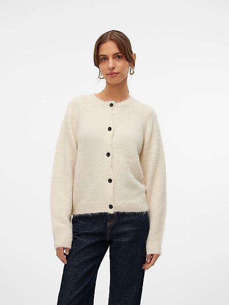 Vero Moda Strickjacke "VMNOVAH LS O-NECK BUTTON CARDI GA NOOS" günstig online kaufen