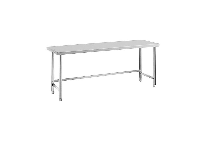 Royal Catering Arbeitstisch 200 x 60 cm Gastro Edelstahl Edelstahltisch Zer günstig online kaufen