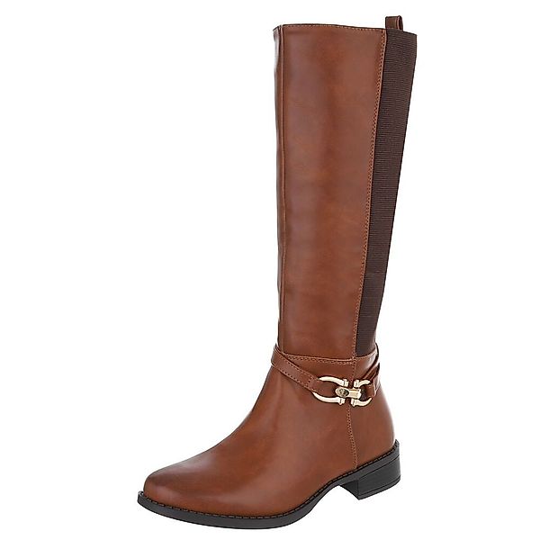 Ital-Design Klassische kniehohe Stiefel für Damen günstig online kaufen