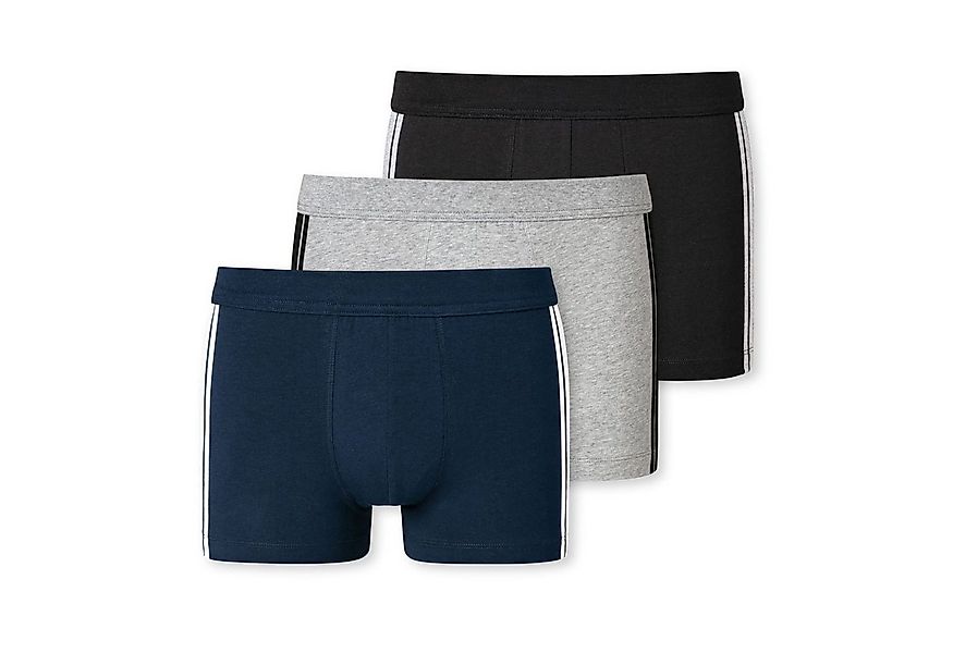 Schiesser Boxershorts (3-St) mit seitlichen Streifen im 3er Pack günstig online kaufen
