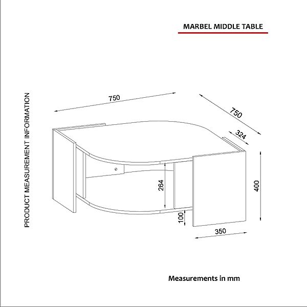moebel17 Couchtisch Couchtisch Marbel Walnuss Marmor günstig online kaufen