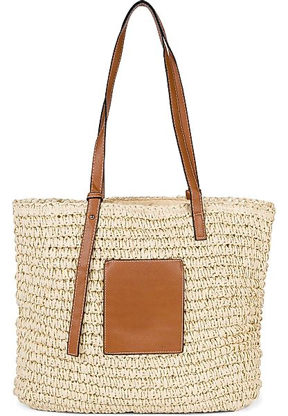 styleBREAKER Korbtasche Korbflecht Schultertasche - Basttasche günstig online kaufen