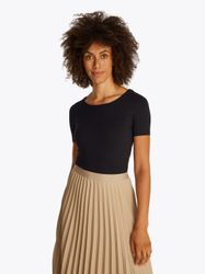 Tommy Hilfiger Rundhalsshirt "SLIM 5X2 RIB O-NK SS" mit dezenter Tommy Hilf günstig online kaufen
