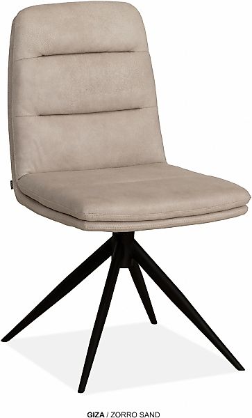 OMG Design Esszimmerstuhl "Giza" (Set) 1 Stk. Stoff Drehstuhl mit auto-retu günstig online kaufen