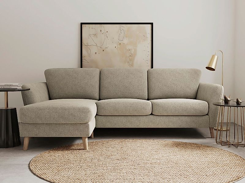 Home affaire Ecksofa "MARSEILLE (242/152cm),L-Form, Rec. rechts/links", Mas günstig online kaufen