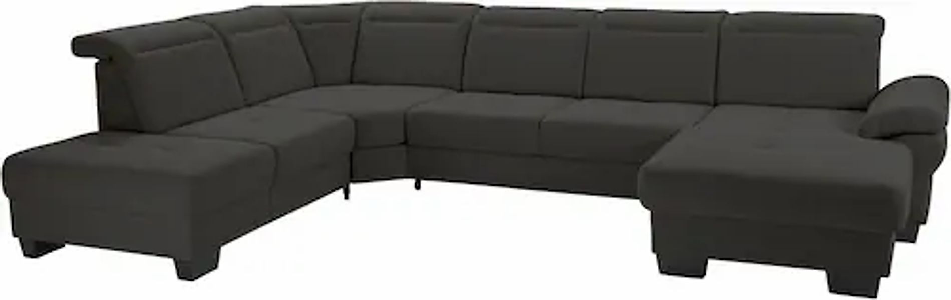 Home affaire Wohnlandschaft »Cornwall U-Form« inkl. Sitztiefenverstellung, günstig online kaufen