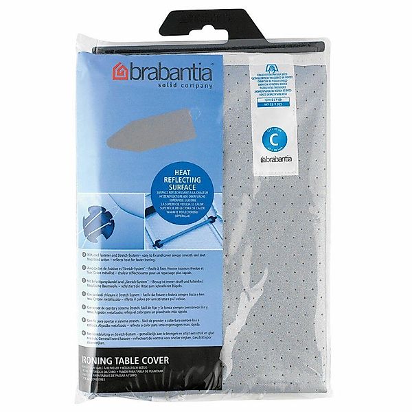Brabantia Bügelbrettbezug Metallisiert für Brettgröße C günstig online kaufen