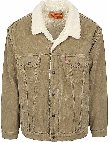 Levi's Sherpa Jacke Corduroy Beige - Größe L günstig online kaufen