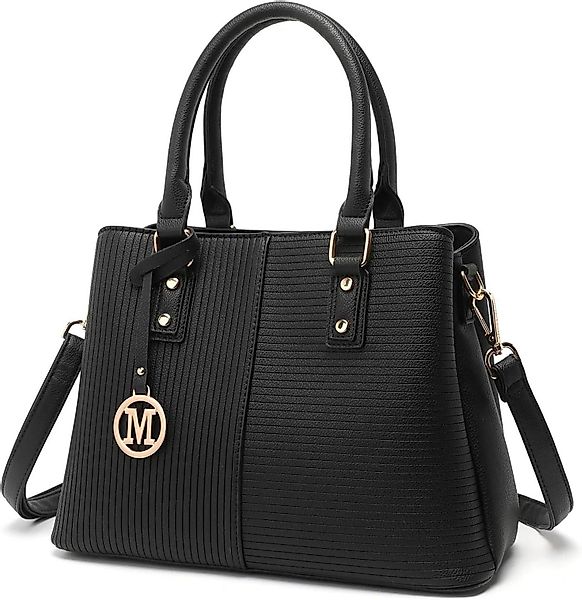 LuxusKollektion Handtasche Damen PU Leder Henkeltasche günstig online kaufen