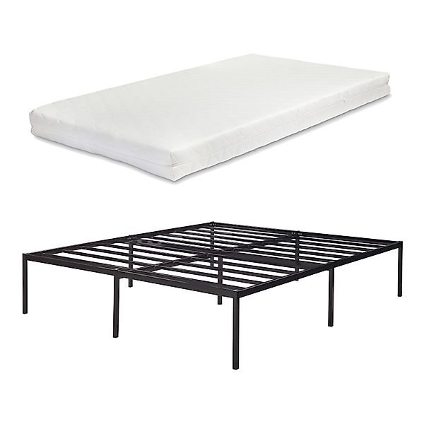 en.casa Metallbett, »Vårdö« mit Matratze 180 günstig online kaufen