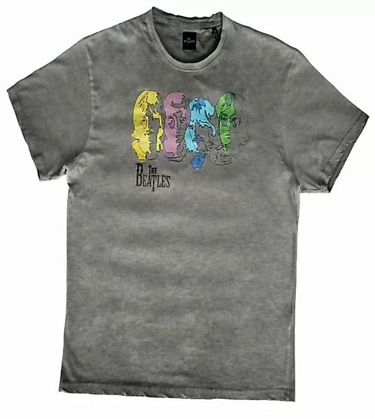 The Beatles T-Shirt "Lines, anthracite" (Stück, 1-tlg., Stück) mit Frontpri günstig online kaufen