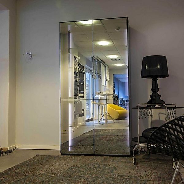 Kettnaker Standvitrine Vitrine Modular Soma Spiegelglas Beleuchtet günstig online kaufen