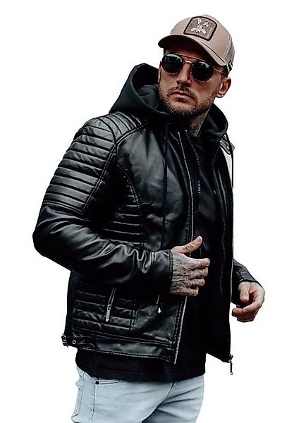 behype Lederimitatjacke MJGLENDALE im Biker-Stil mit günstig online kaufen
