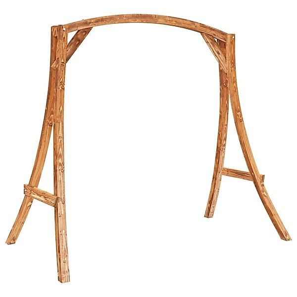 Schaukelgestell Fichte Massivholz Mit Teak-finish günstig online kaufen