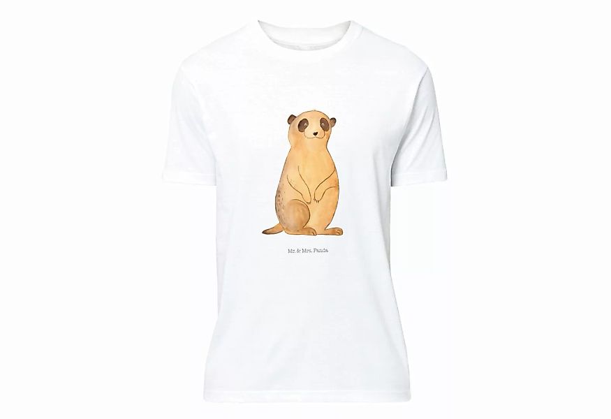 Mr. & Mrs. Panda T-Shirt Erdmännchen - Weiß - Geschenk, Party, Nachthemd, T günstig online kaufen
