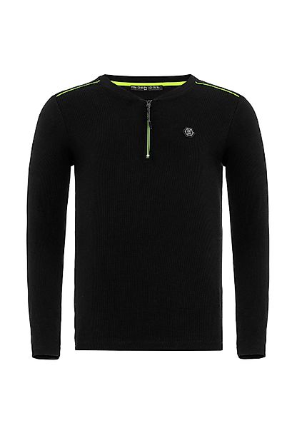 RedBridge Langarmshirt mit Reißverschluss Sportlicher Look günstig online kaufen