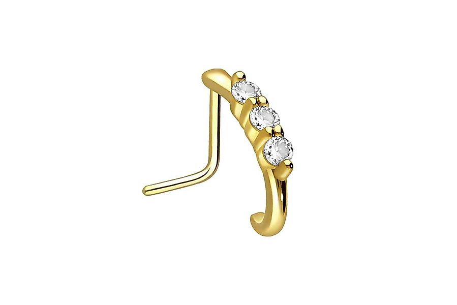 PIERCINGLINE Nasenpiercing Chirurgenstahl Nasenstecker 3 GROSSE günstig online kaufen