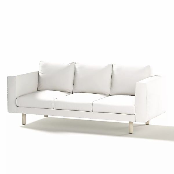 Bezug für Norsborg 3-Sitzer Sofa, weiss, Norsborg 3-Sitzer Sofabezug, Cotto günstig online kaufen