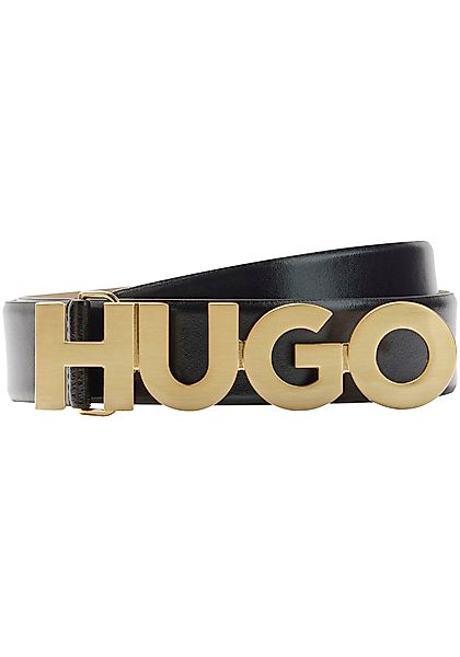 HUGO Ledergürtel Zula mit Logo-Schliesse günstig online kaufen