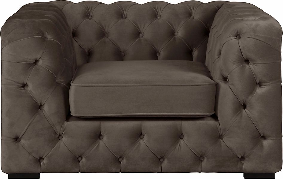 Home affaire Chesterfield-Sessel "Kalina Sessel", mit klassischer Chesterfi günstig online kaufen