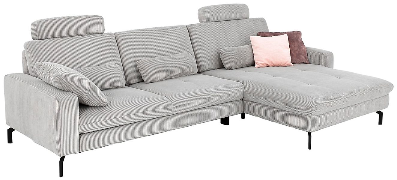 Die PlanBar Ecksofa "MP-IN20110 L-Form mit Federkern-Polsterung", optional günstig online kaufen