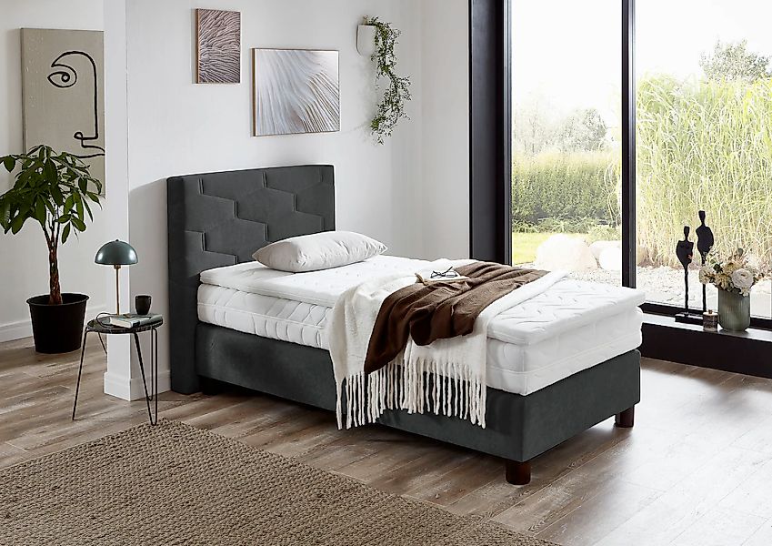 Westfalia Schlafkomfort Boxspringbett wahlweise mit Topper günstig online kaufen