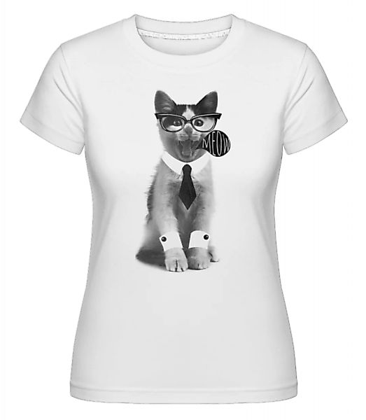 Hipster Katze · Shirtinator Frauen T-Shirt günstig online kaufen
