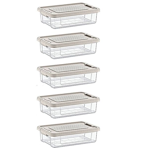 astor24 Aufbewahrungsbox Aufbewahrungsbox Deckel Kunststoffbox Transparent günstig online kaufen