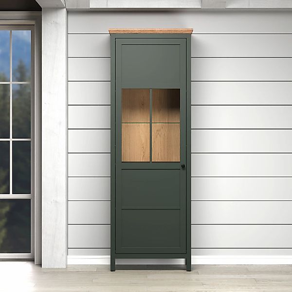 Home affaire Vitrine "Vienna" 1 Stk. tlg. Standvitrine mit Beleuchtung und günstig online kaufen