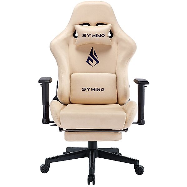 symino Gaming-Stuhl Premium Alcantara Stoff, ergonomischer, günstig online kaufen