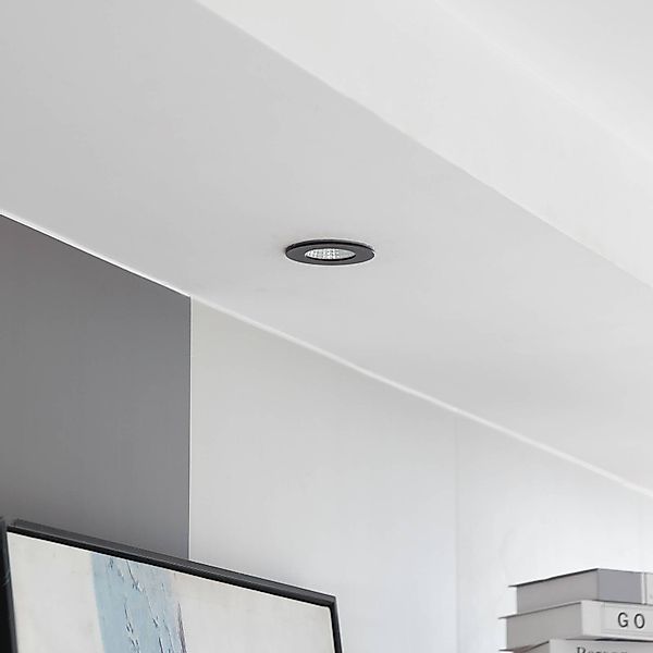 Arcchio LED-Downlight Lirin, schwarz, 2.700K günstig online kaufen