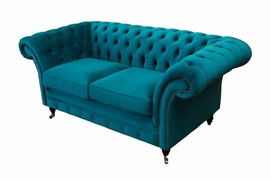 JVmoebel Chesterfield-Sofa, Chesterfield Sofa 2 Sitzer Klassisch Design Woh günstig online kaufen