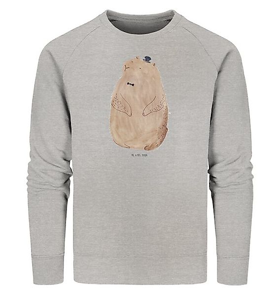 Mr. & Mrs. Panda Longpullover Murmeltier Größe XL - Heather Grey - Geschenk günstig online kaufen