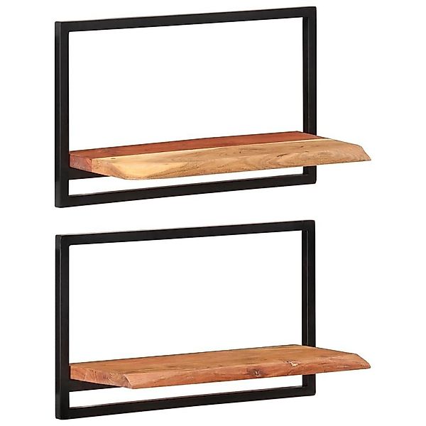 tinkaro Wandregal RAY Massivholz Akazie/Stahl Wandregale günstig online kaufen