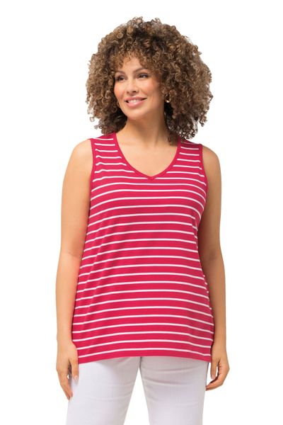 Ulla Popken Longtop Top 2er-Pack Ringel/uni günstig online kaufen