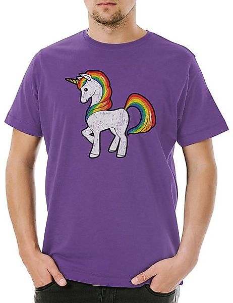 Urban Backwoods Print-Shirt Urban Backwoods Unicorn IV Herren T-Shirt Helll günstig online kaufen