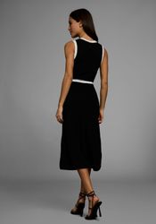 HECHTER PARIS Strickkleid Ohne Taschen mit Kontrastdetails günstig online kaufen