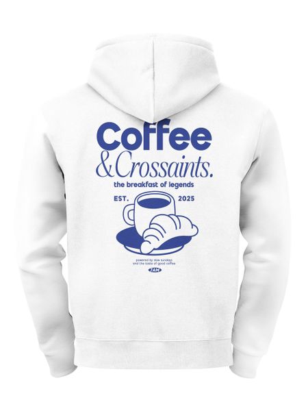 Neverless Hoodie Herren Hoodie Backprint Coffee günstig online kaufen