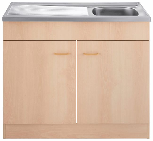 KOCHSTATION Spülenschrank "KS-Elster" Breite 100 cm günstig online kaufen