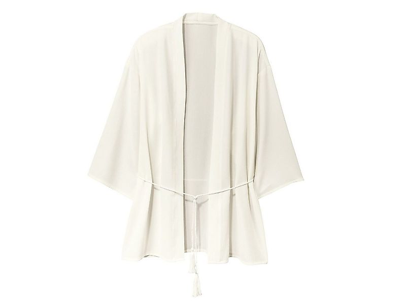 esmara Kimono Kimono kurzarm Sommer Oberteil, Polyester, Kordel, Crepe-Qual günstig online kaufen