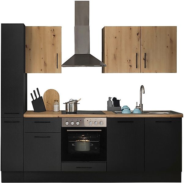 BASIC by Balculina Küchenzeile »Turin«, Breite 240 cm, wahlweise mit E-Gerä günstig online kaufen